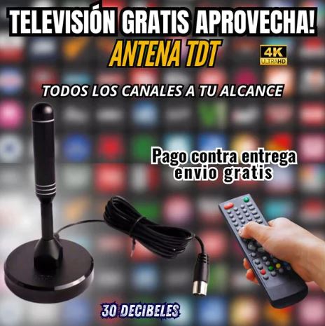 Antena TDT | TV Digital Ultra HD | Canales Gratis ✅