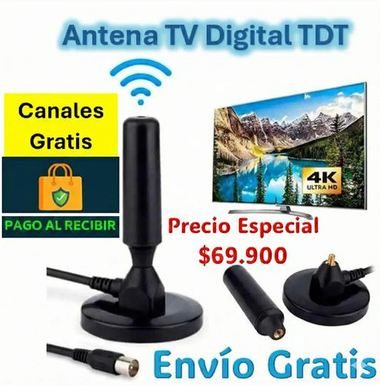 Antena TDT | TV Digital Ultra HD | Canales Gratis ✅